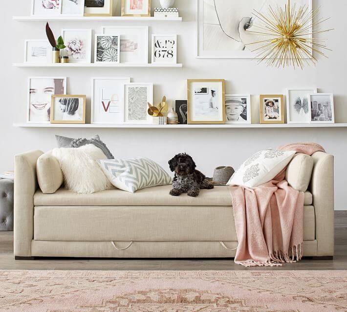 Luna Upholstered Daybed Sleeper