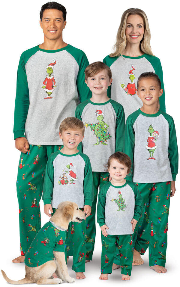 PajamaGram Holiday Grinch Pajamas
