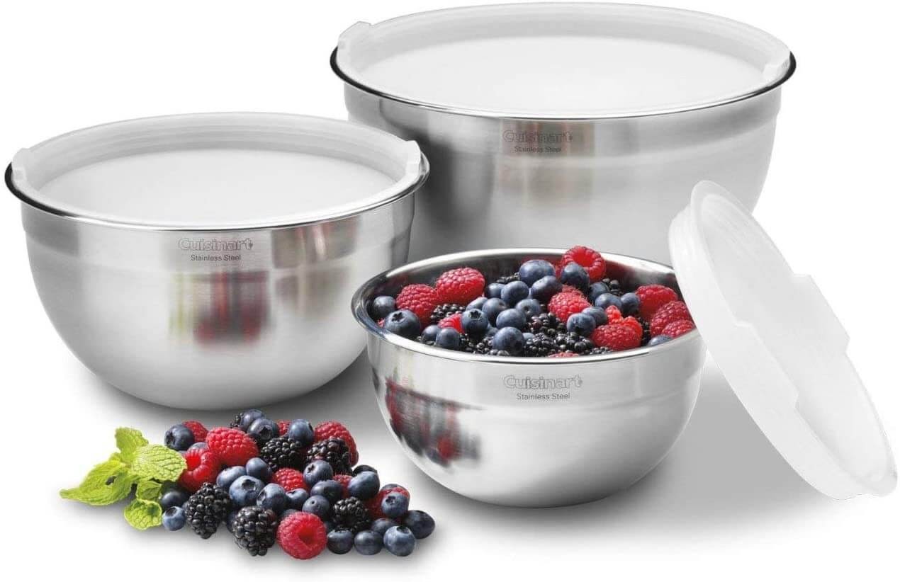Cuisinart Classic Stainless Steel Mixing Bowls