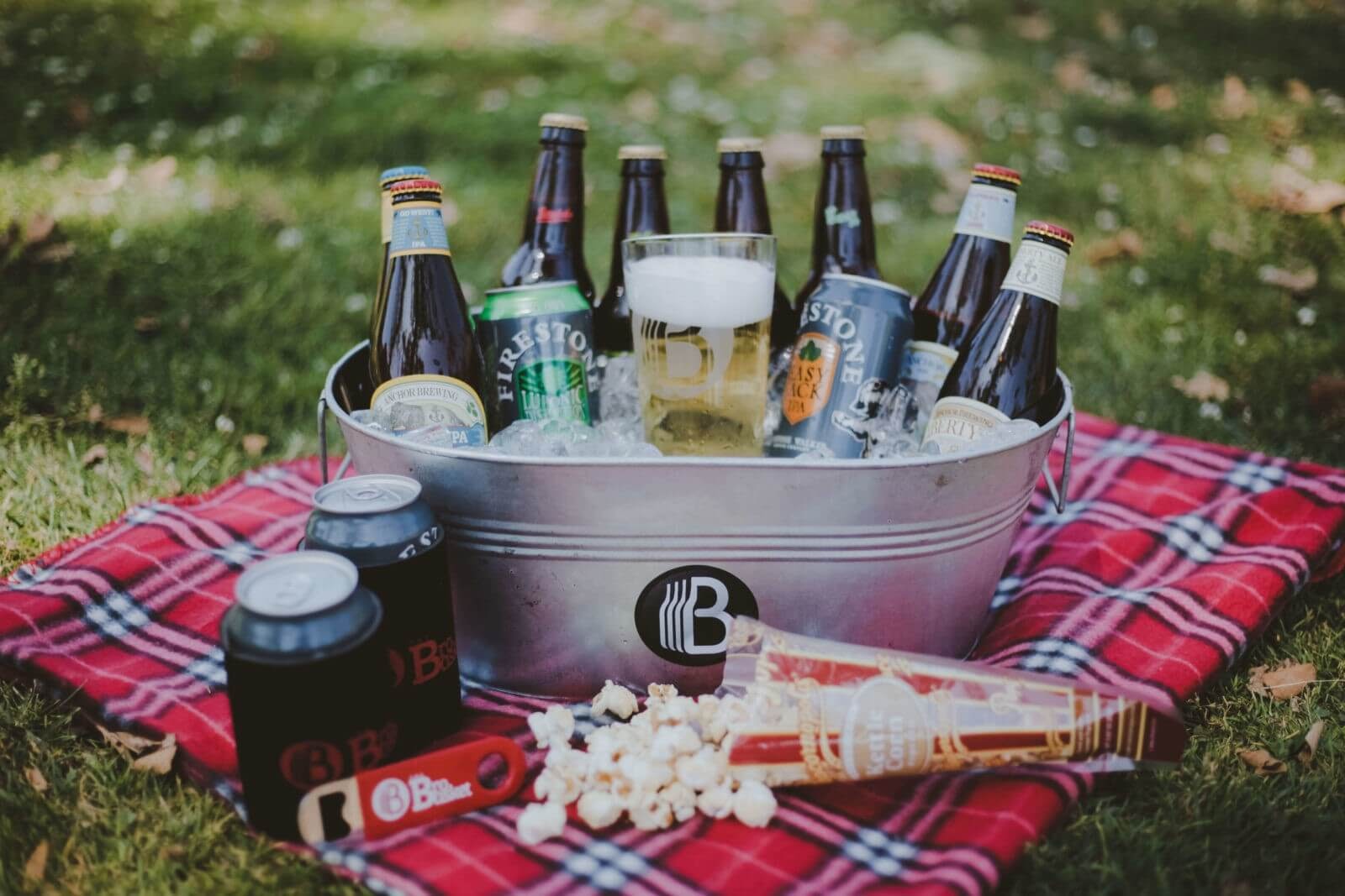 Beer in a tub