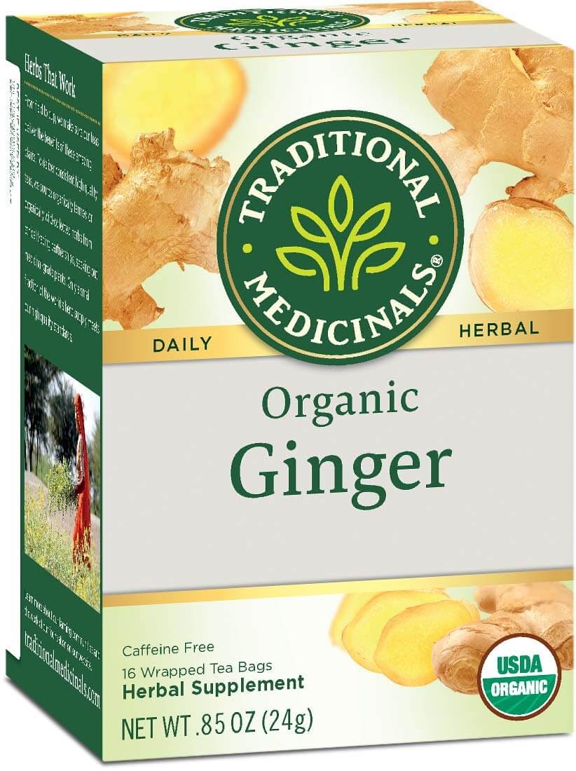 Traditions Medicinals Organic Ginger Herbal Leaf Tea