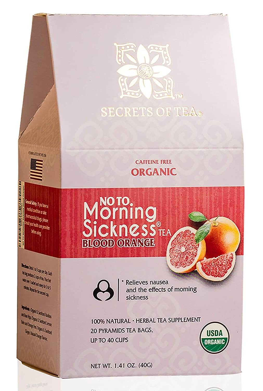 No to Morning Sickness Blood Orange Tea