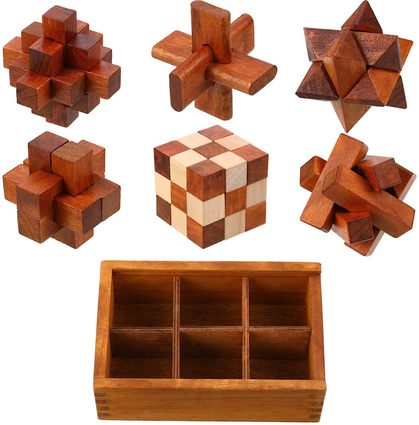 wooden brain teasers