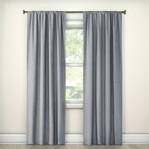 Heathered Thermal Room Darkening Curtain Panel