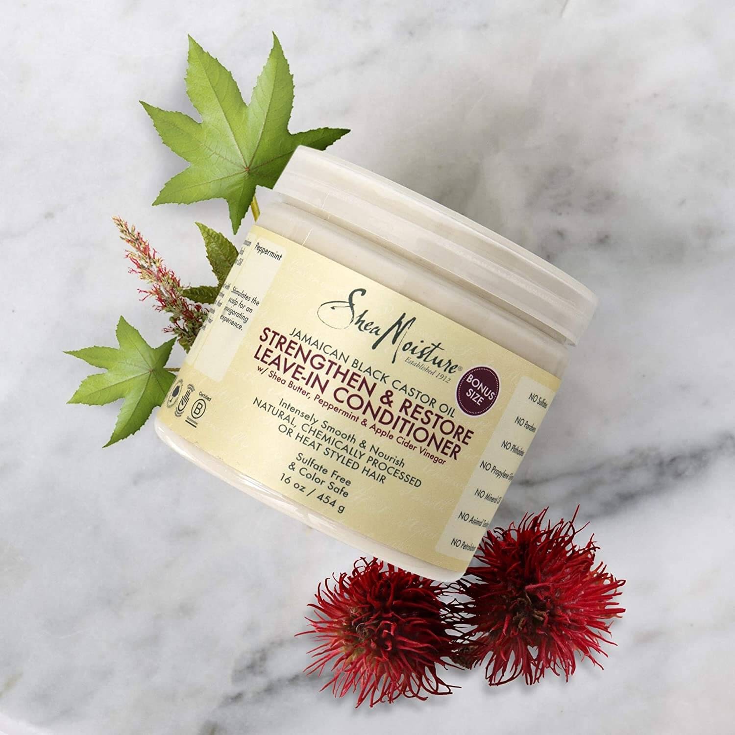 SheaMoisture Jamaican Black Castor Oil Strengthen & Restore Leave-in Conditio