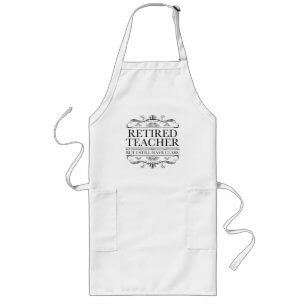 Retired Teacher Apron