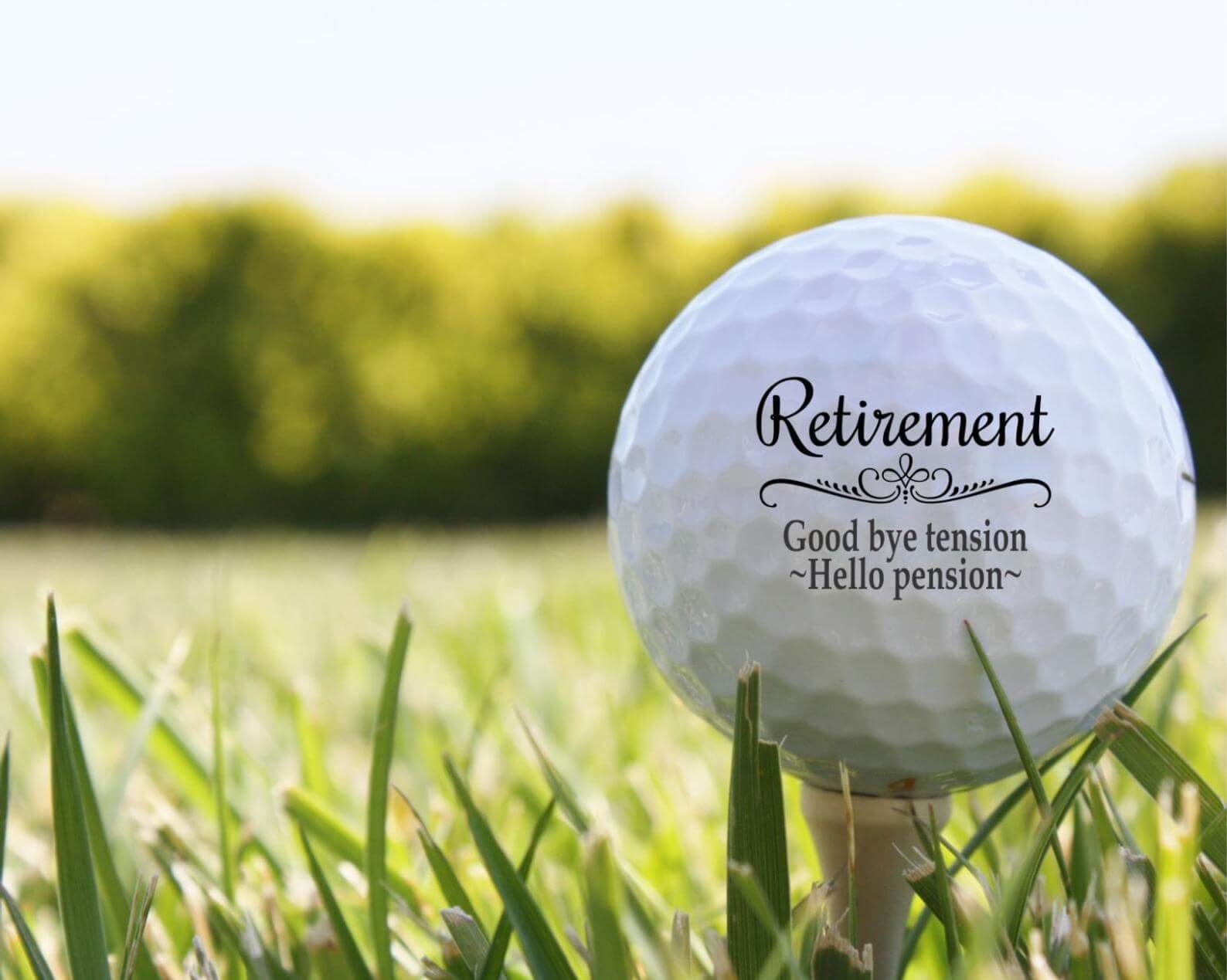 Retirement Golf Balls