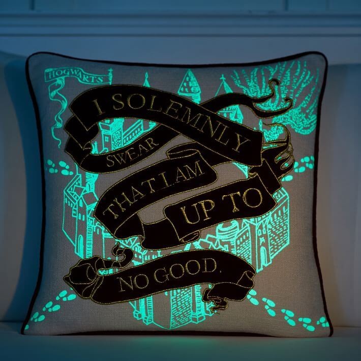 Harry Potter Glow in the Dark Pillow Cover