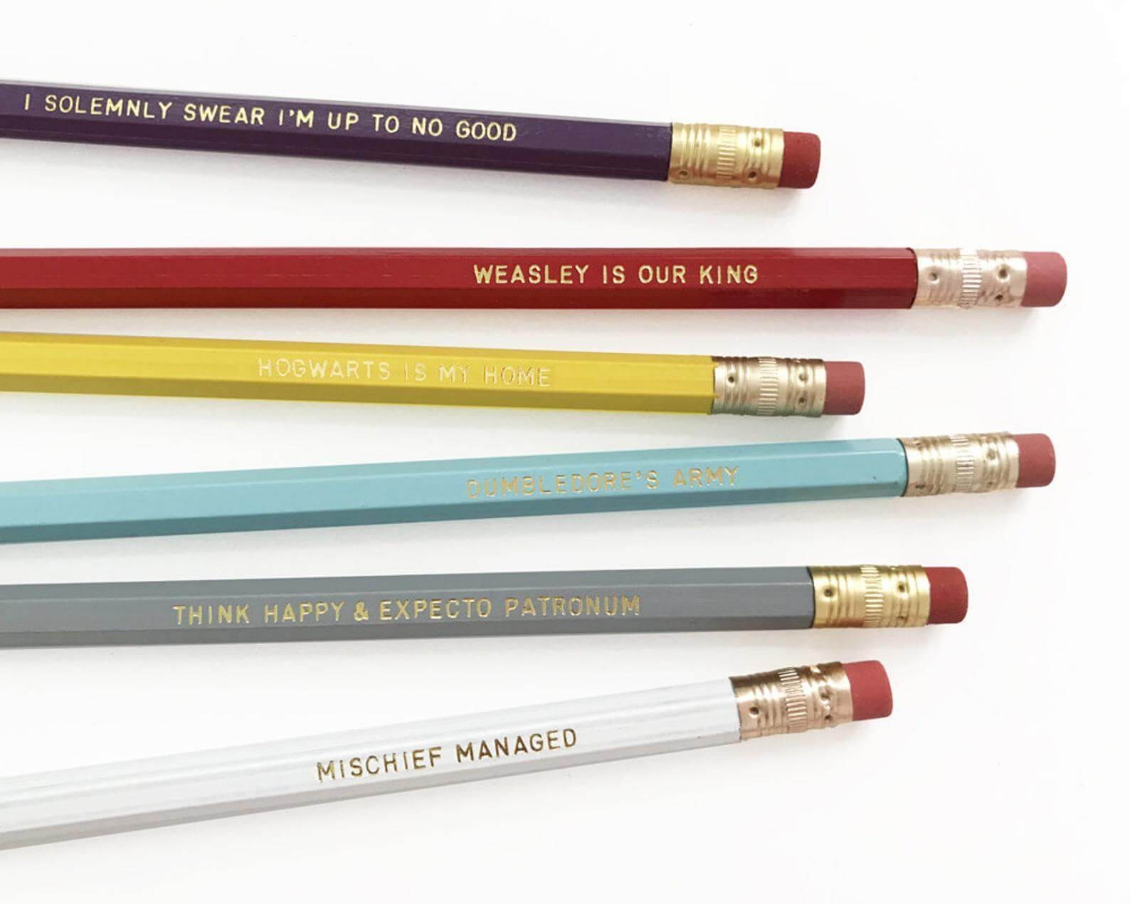 Harry Potter Quote Pencils