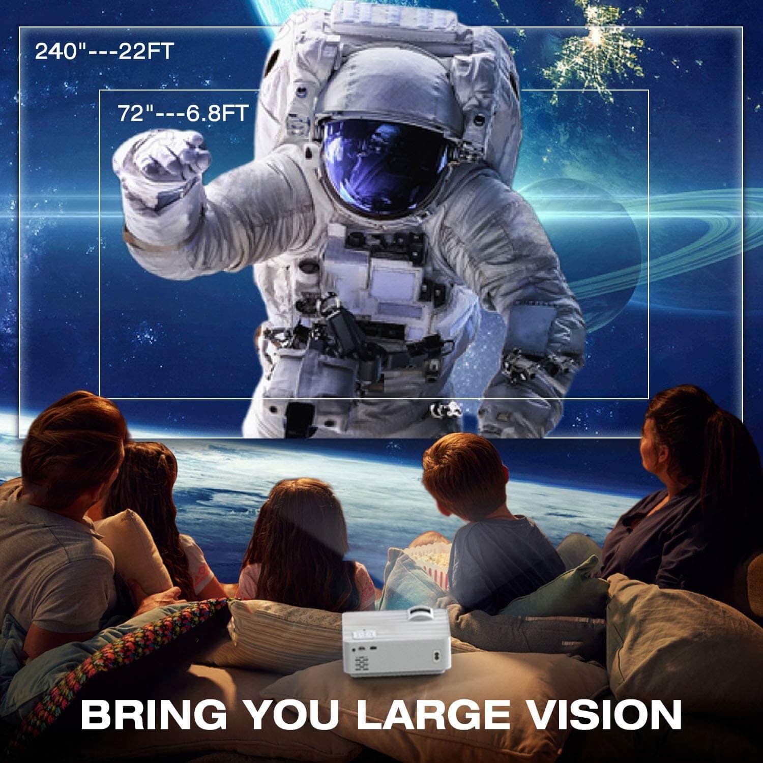 Top Vision Mini Projector