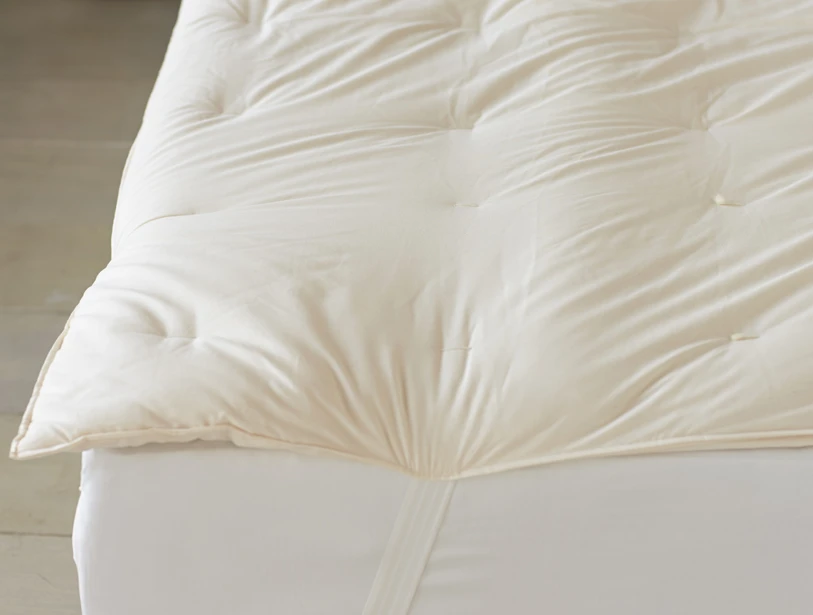 Coyuchi Climate Beneficial Wool Mattress Topper