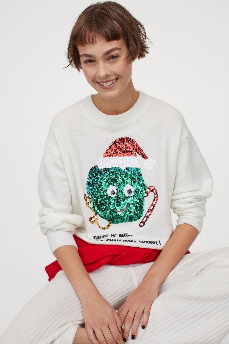 H&M Christmas Sprout shirt