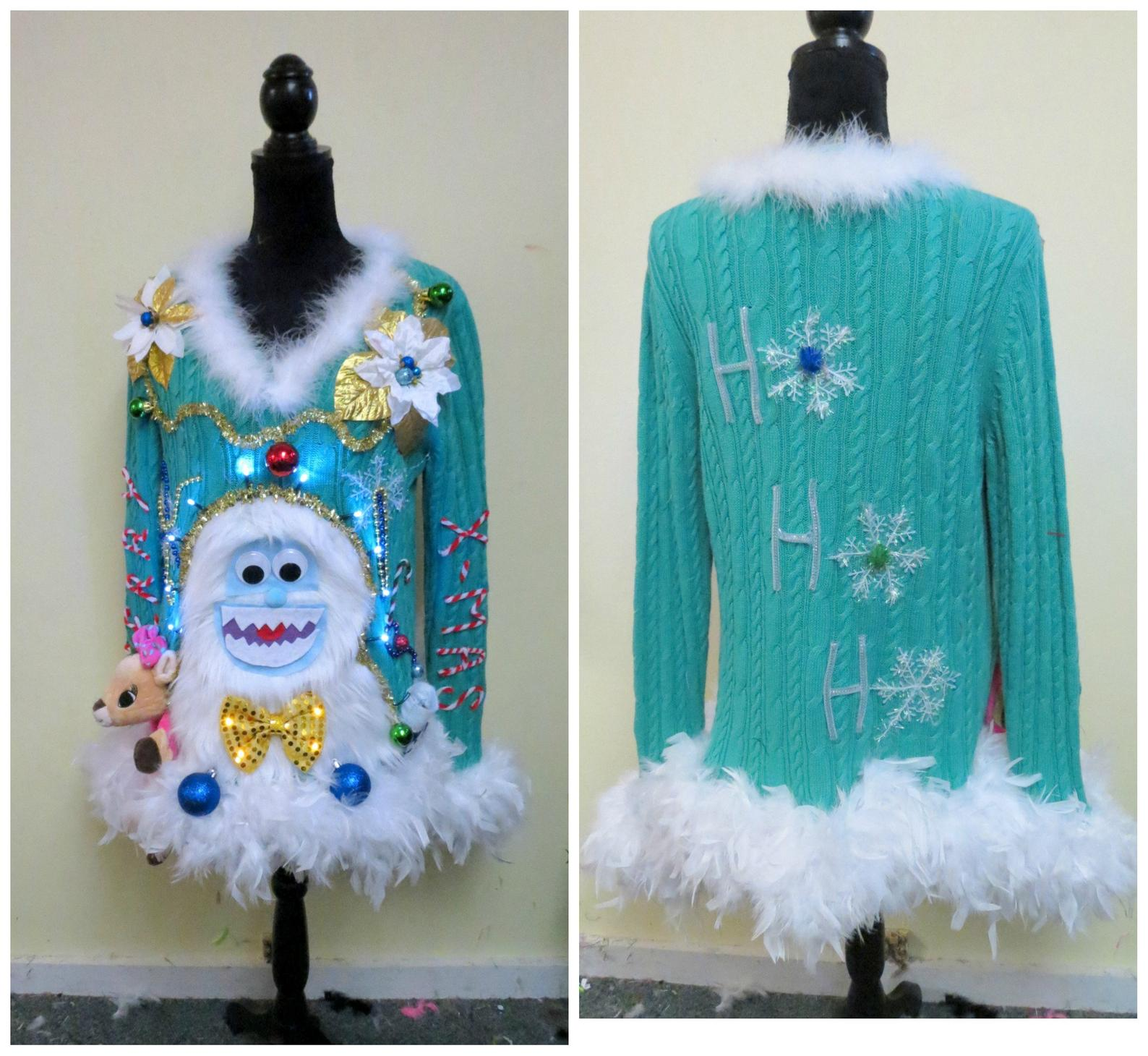 Etsy's abominable snowman sweater