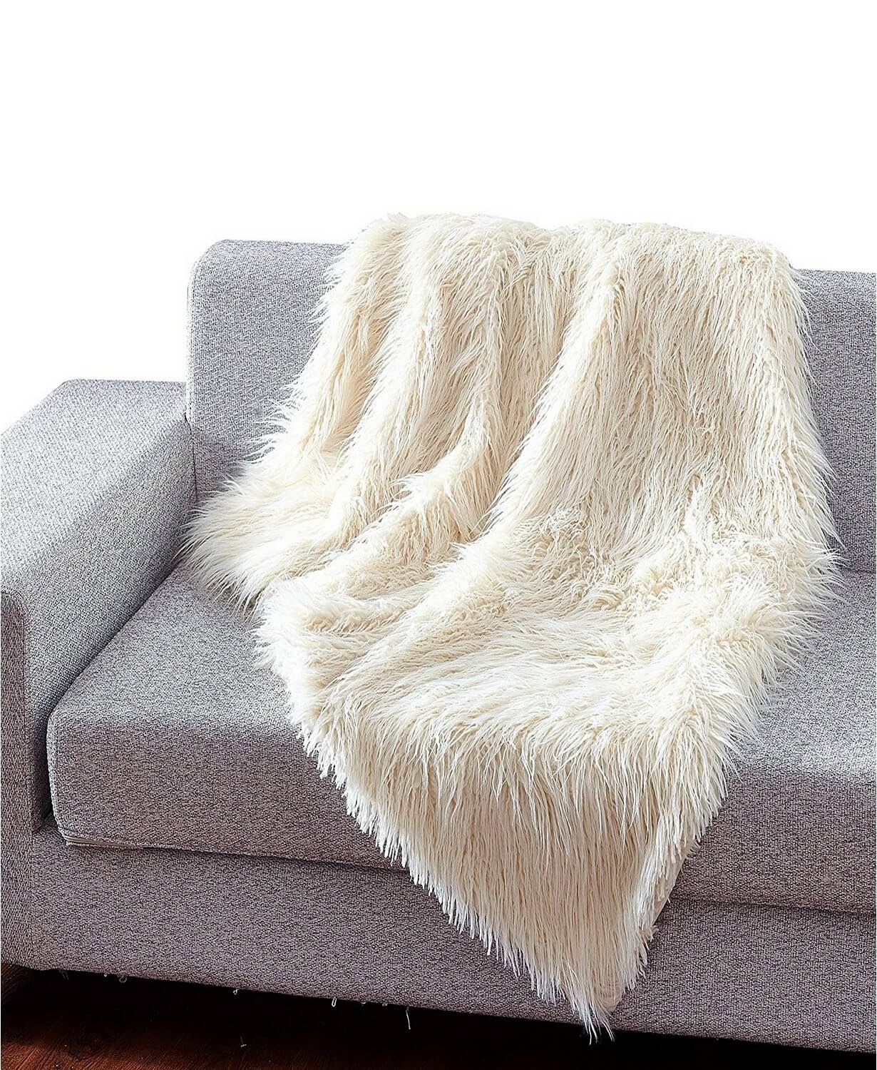 Mongolian Faux Fur Throw Blanket
