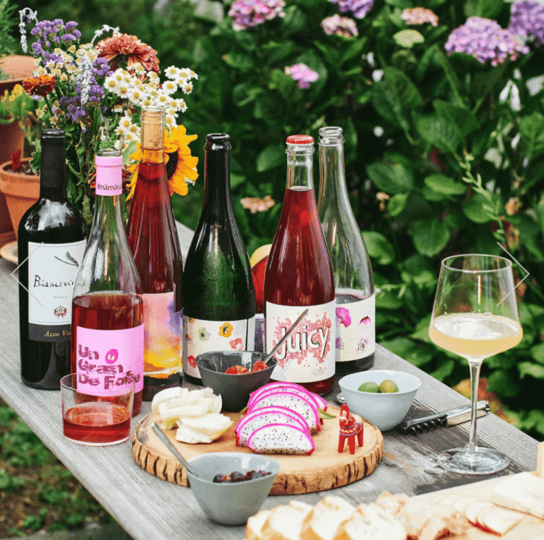 Bottles of wine from MYSA