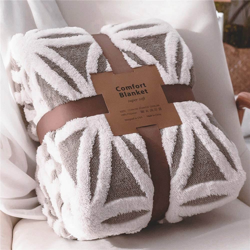 Unibedding Sherpa Fleece Blanket