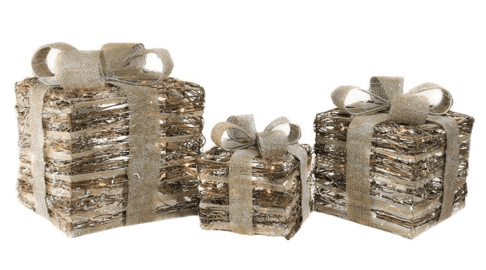 Pre-Lit Gift Boxes