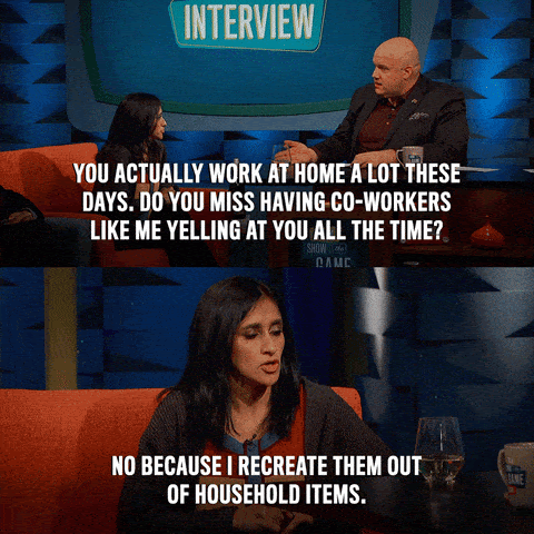 Recreating coworkers meme