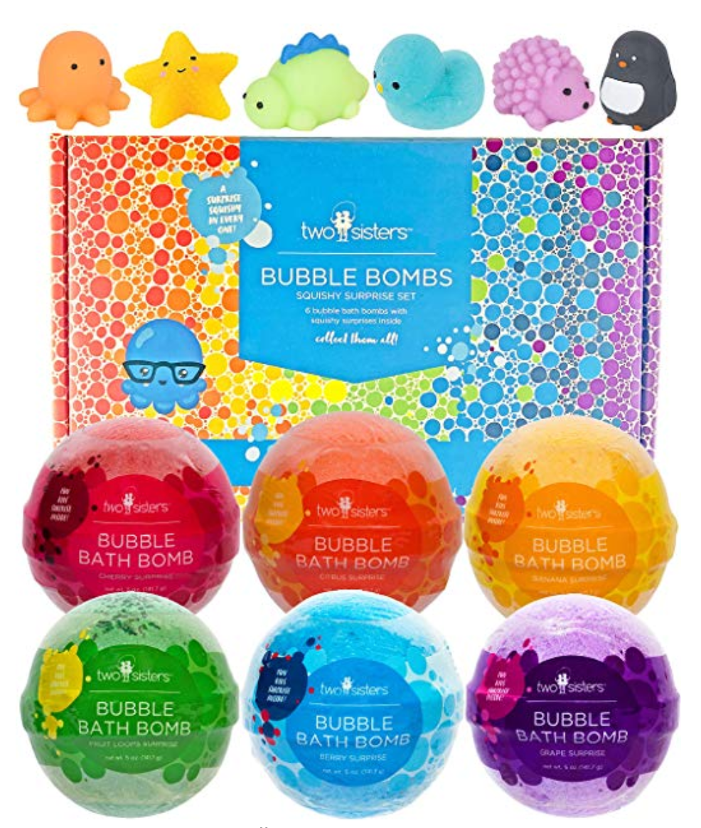 Fun and colorful bathbombs for kids.