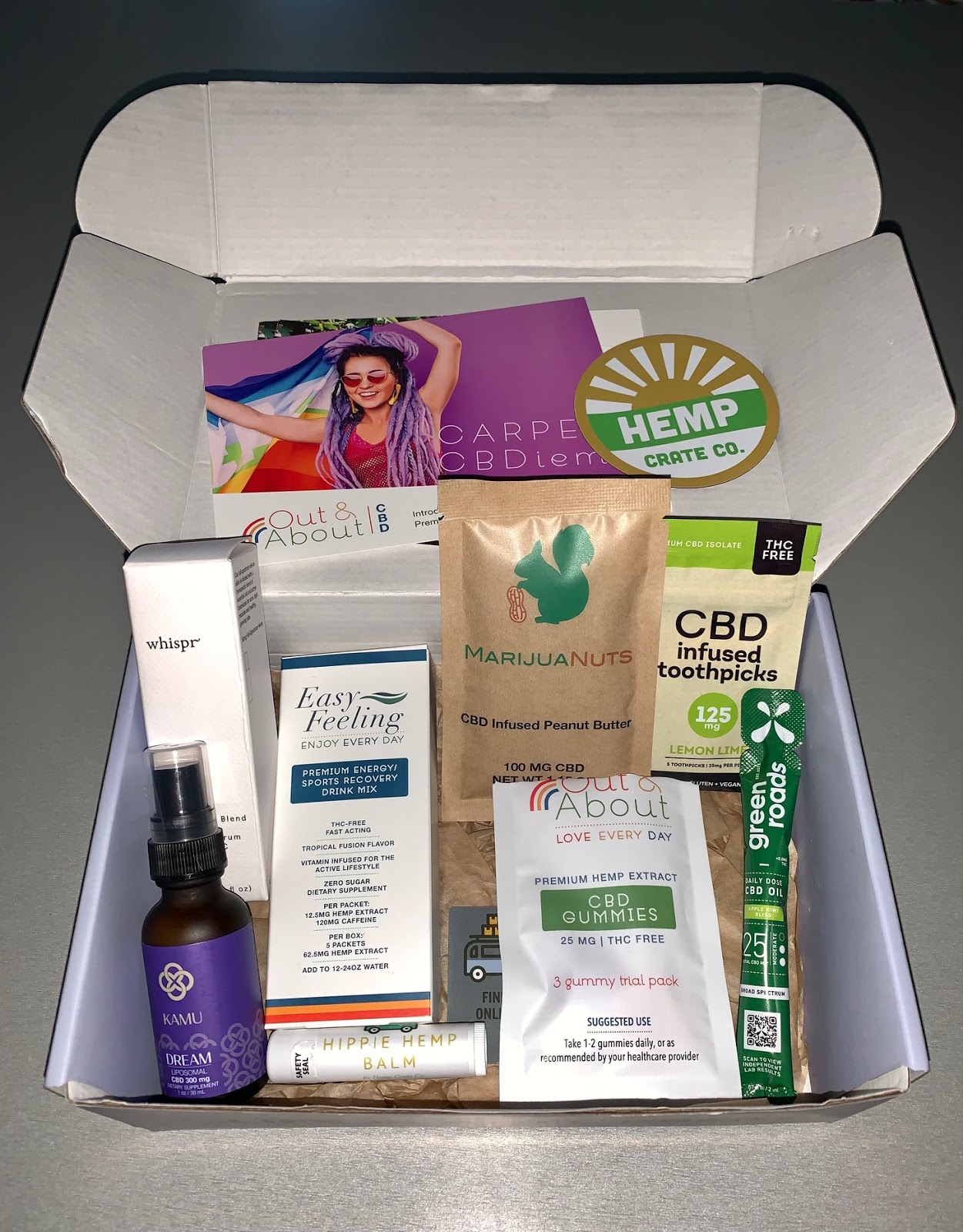 Hempa the Explorer box, opened