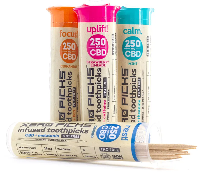 Xero Picks CBD toothpicks