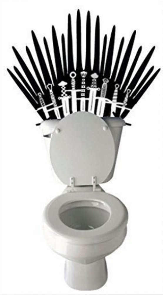 Iron Throne Toilet DecalÂ