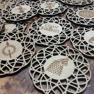 Game of Thrones House Coaster Set