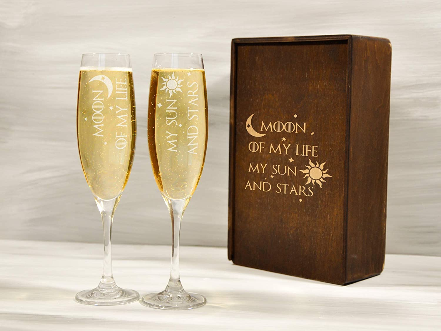 Game of Thrones Champagne Flute Set