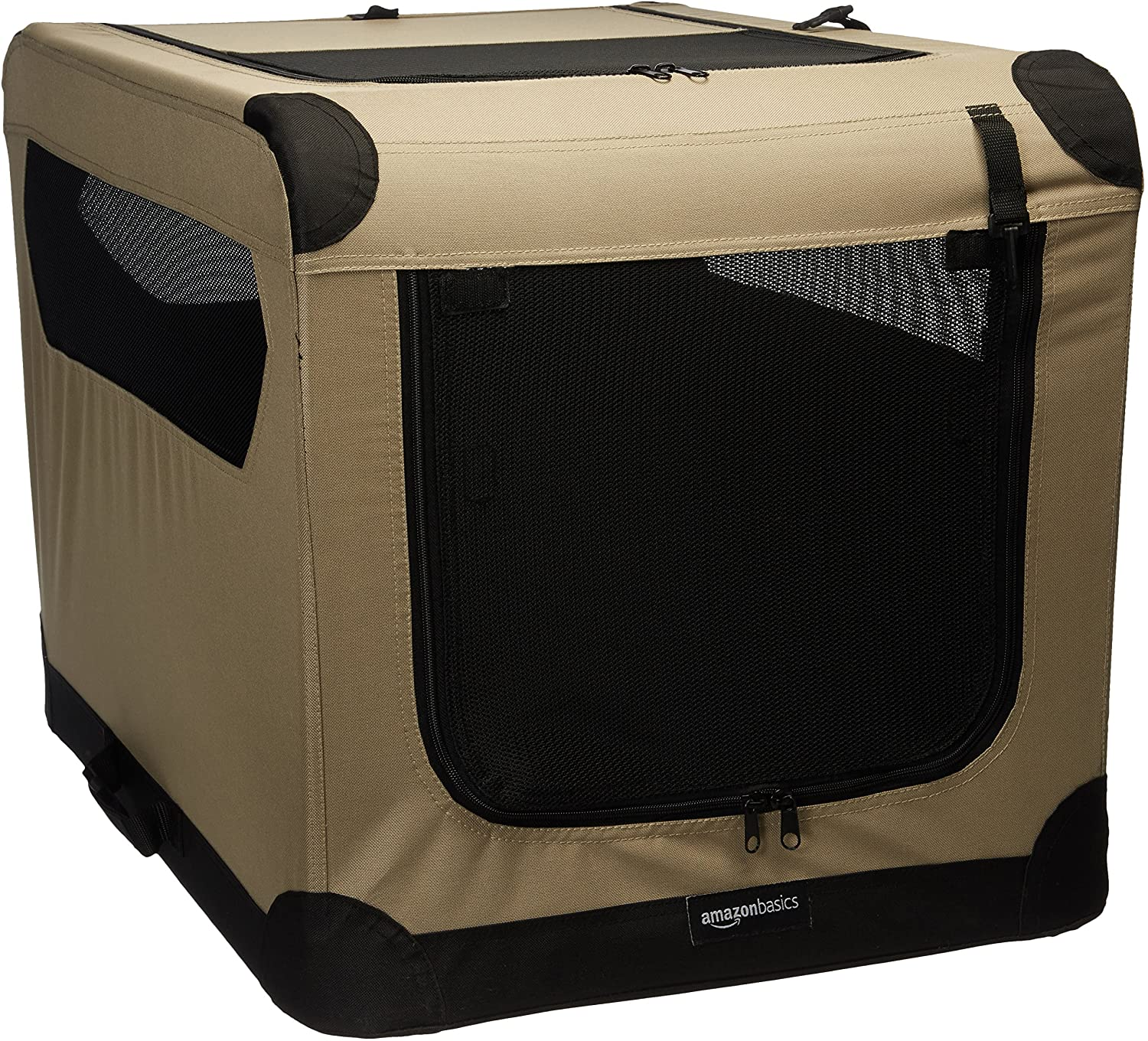AmazonBasics Portable Folding Soft Dog Travel Crate