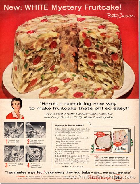White Mystery Food Cake
