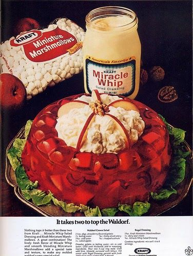 Miracle whip Waldorf Mold