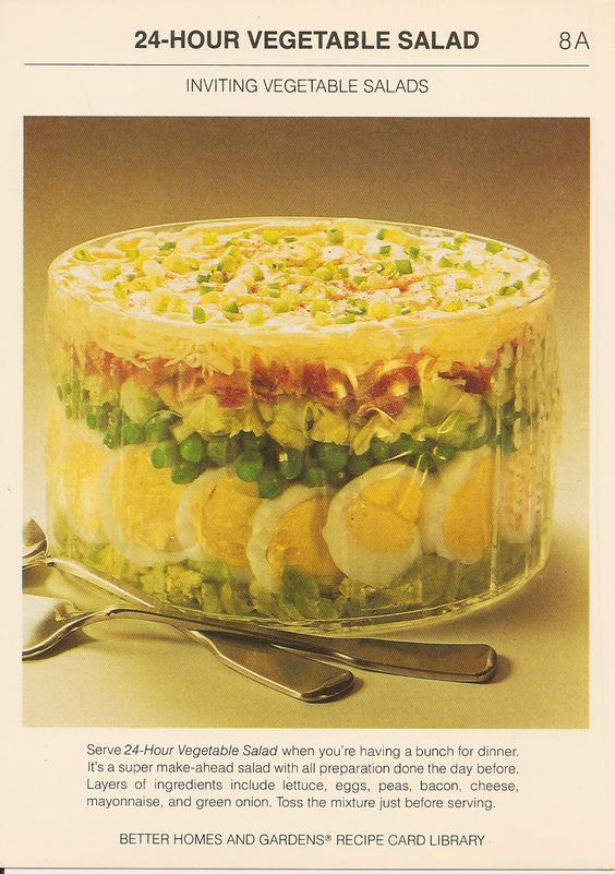 24 Hour Vegetable Salad