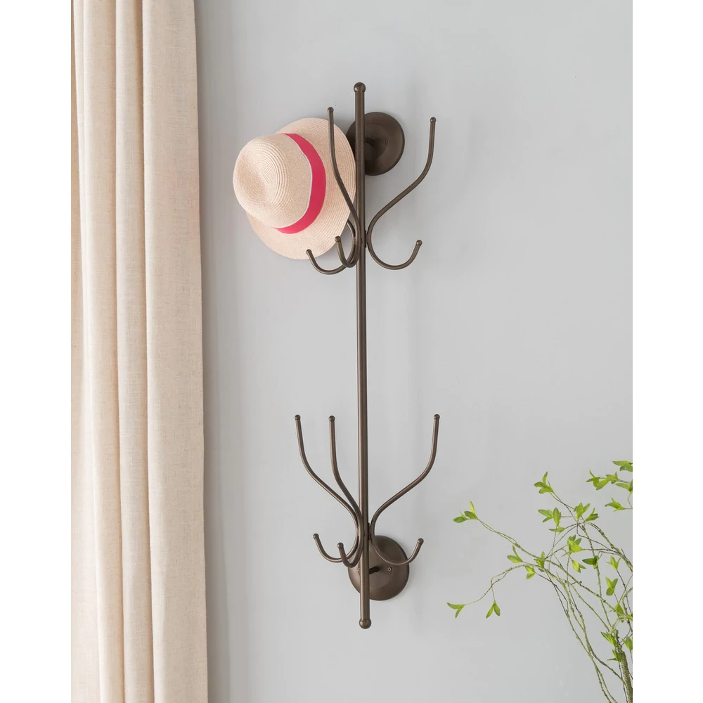 Wall-Mounted Hat and Coat Rack
