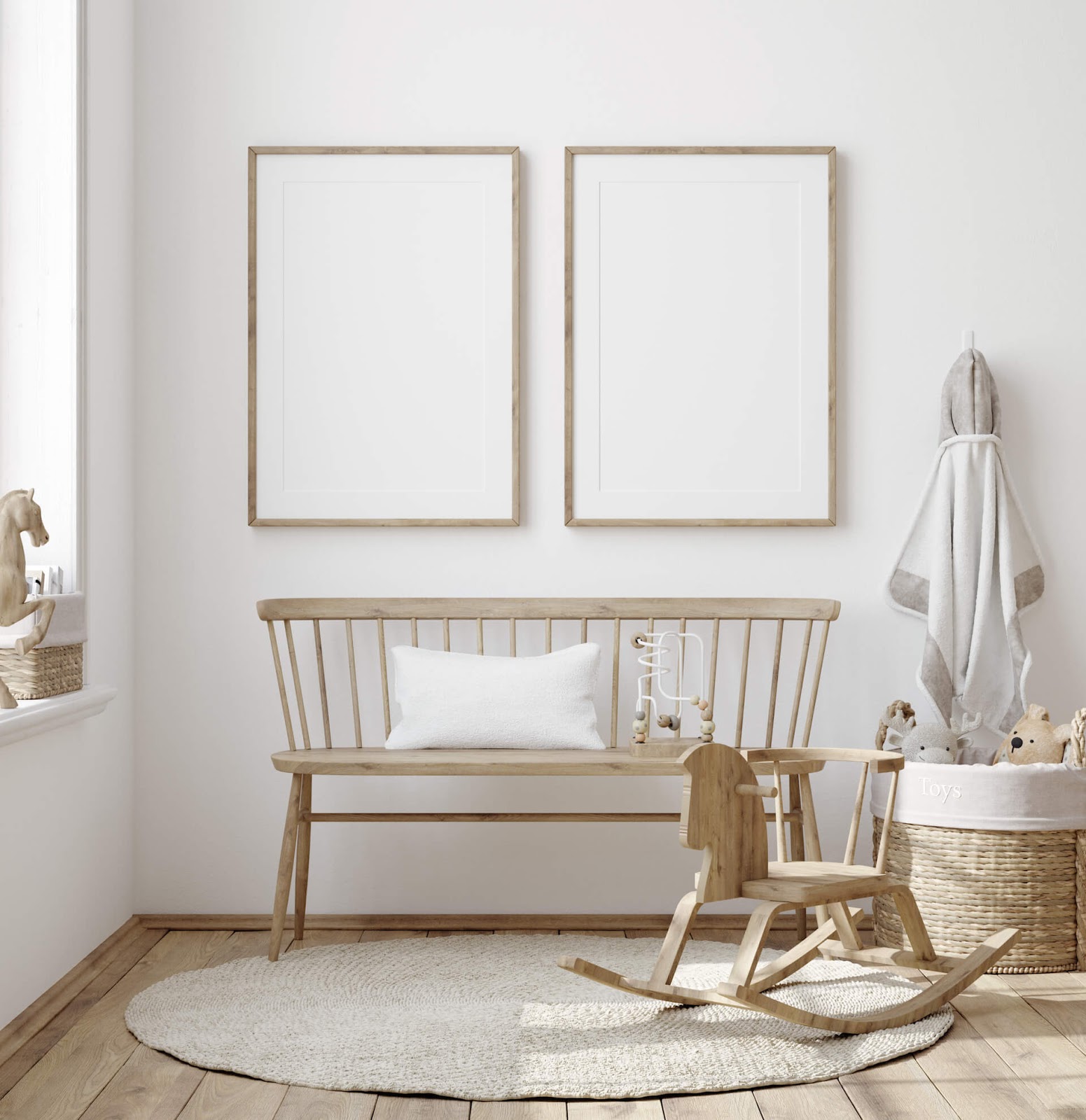 Room painted white