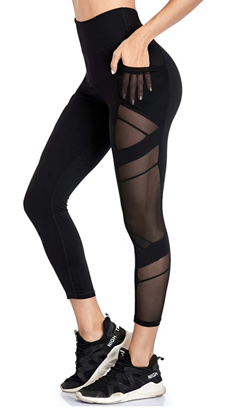High Waist Mesh Leggings