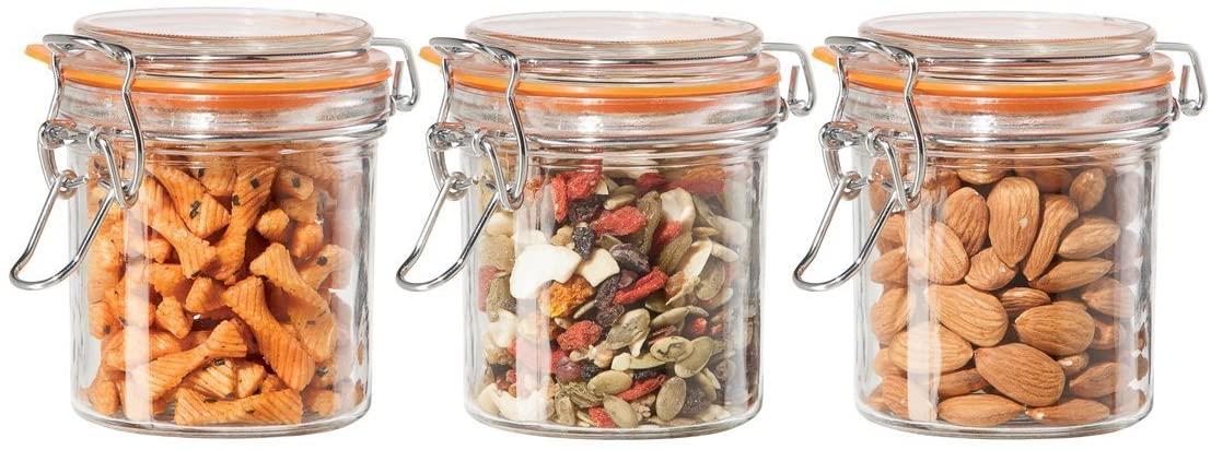 Oggi Round Glass Canisters