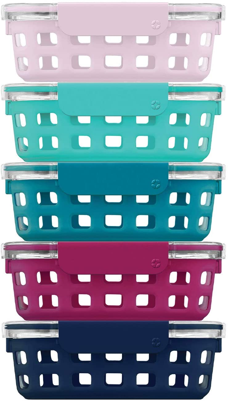 Ello Duraglass Glass Food Storage Containers