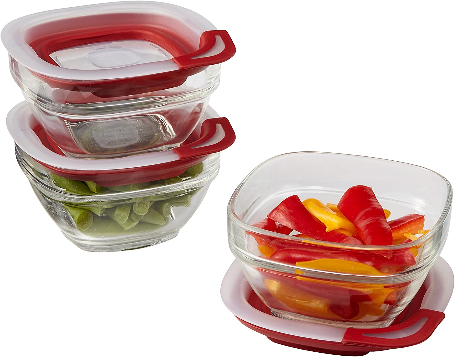 Rubbermaid Easy Find Glass Food Storage Containers