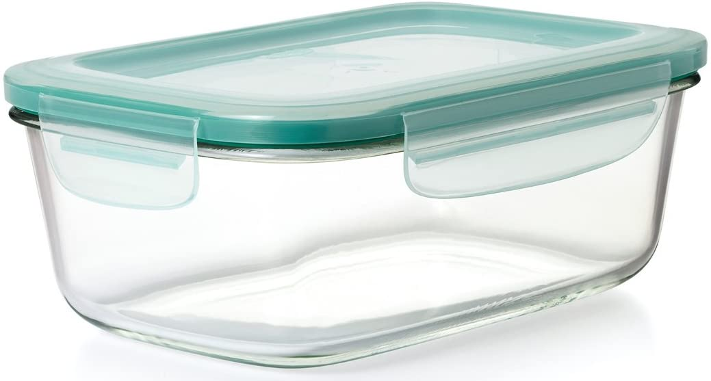 OXO Good Grips 8 Cup Smeart Seal Glass Rectangle Food Storage Container