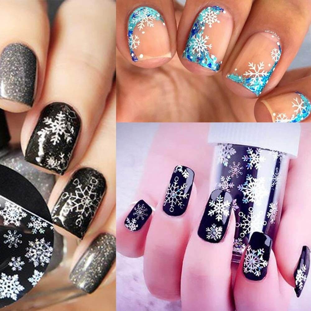 Snowflake Nail Foil Transfers