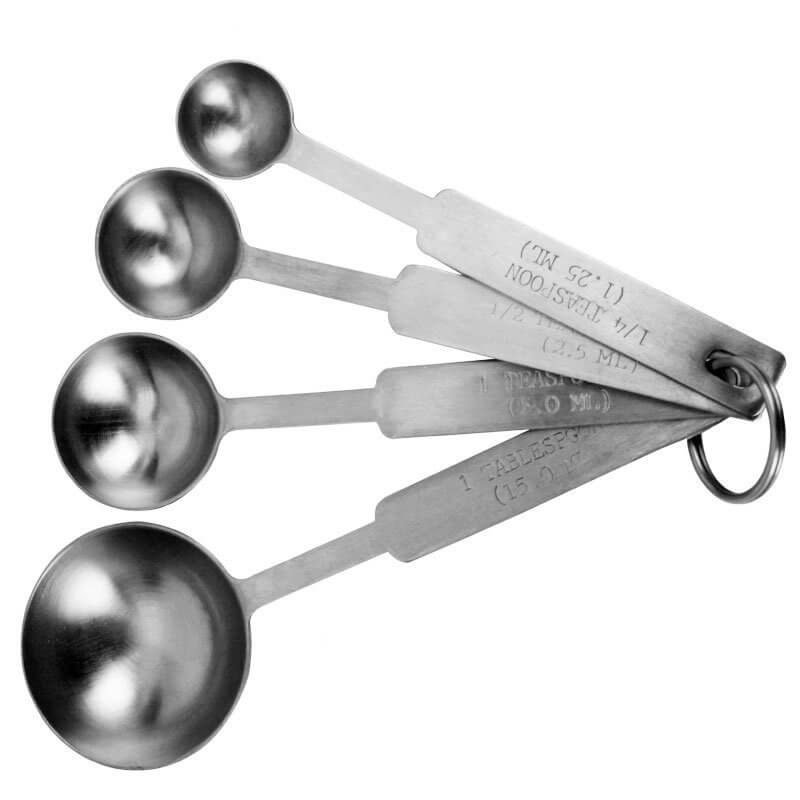 Stainless Steel Heavy Measuring Spoon Set