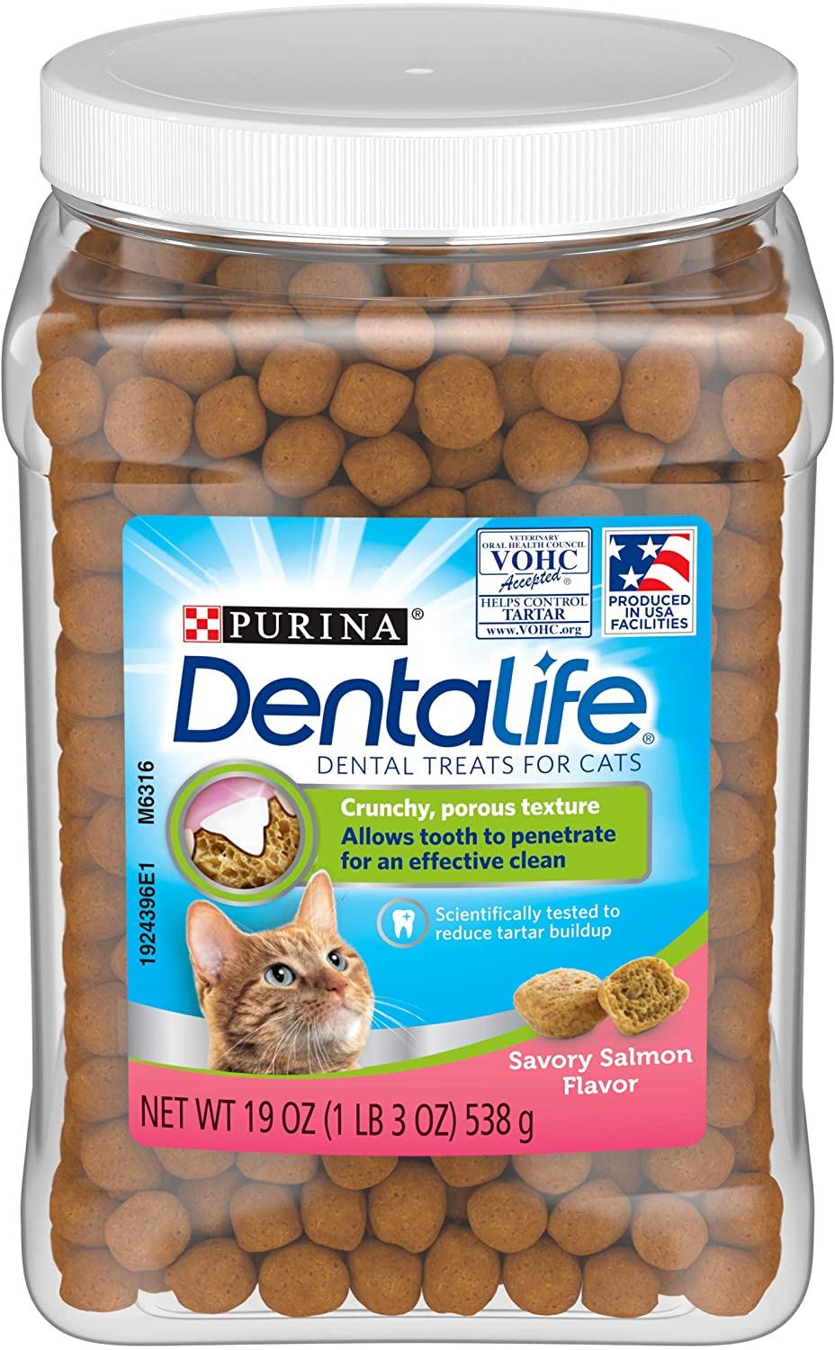 DentaLife Savory Salmon Flavor Dental Cat Treat