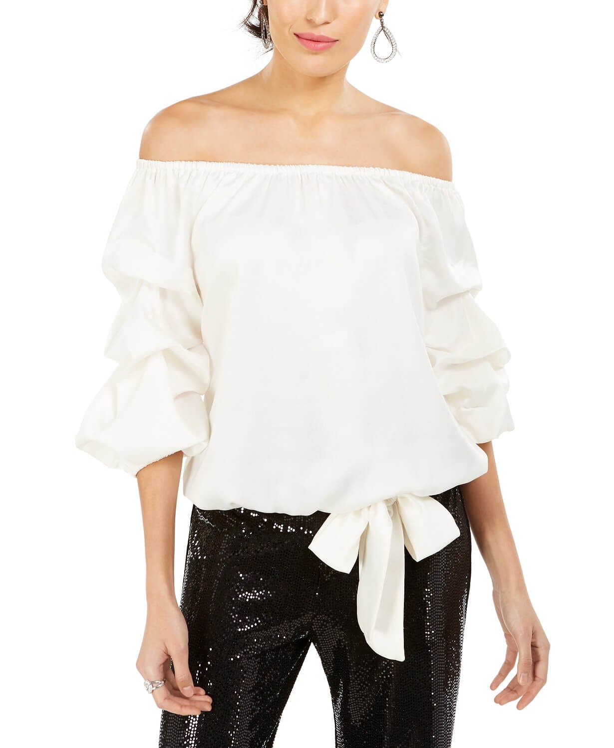 Off the Shoulder Puff Sleeve Top