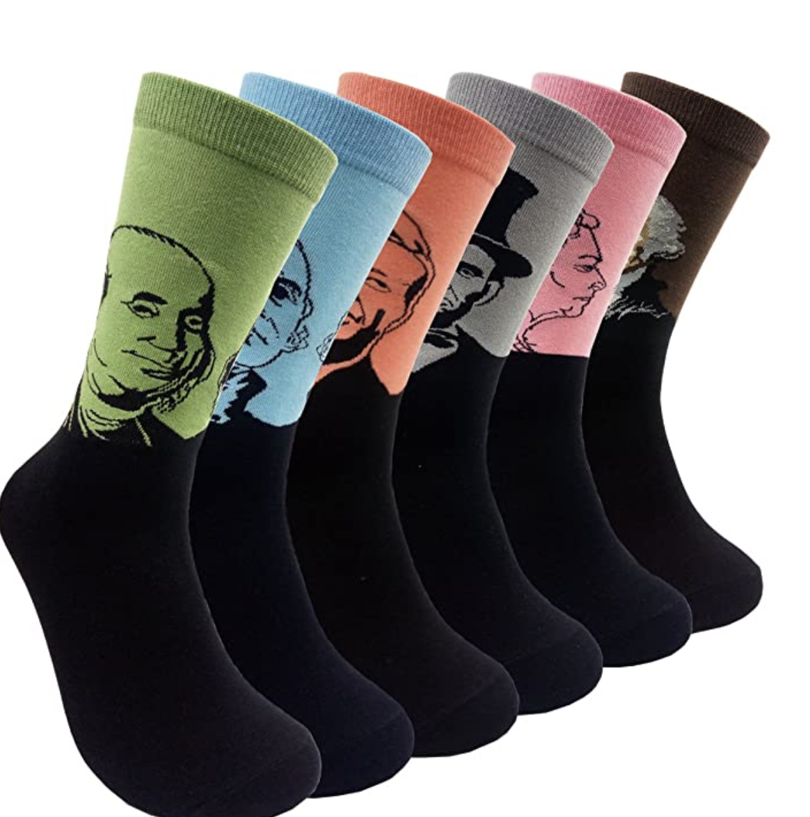 Presidents and Founding Fathers Socks