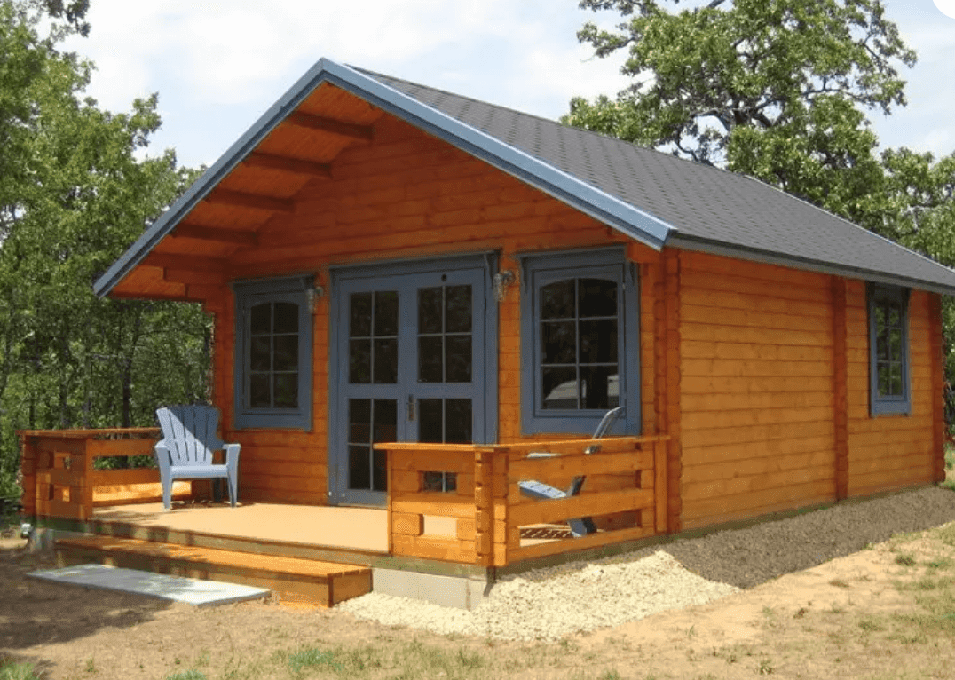 BZB Cabins and Outdoors Lillevilla Getaway Cabin Kit