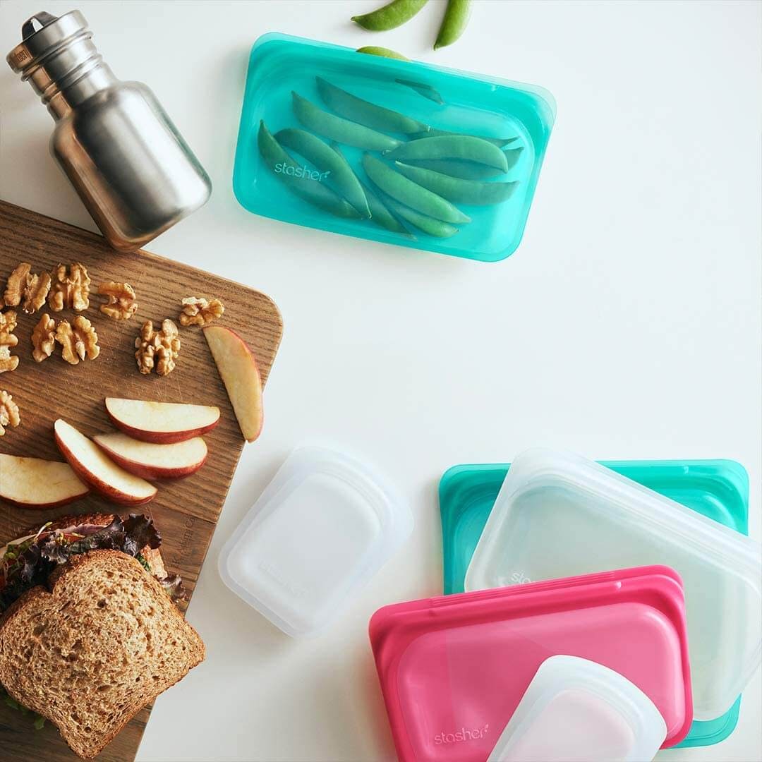 Stasher 100% Silicone Reusable Food Bag