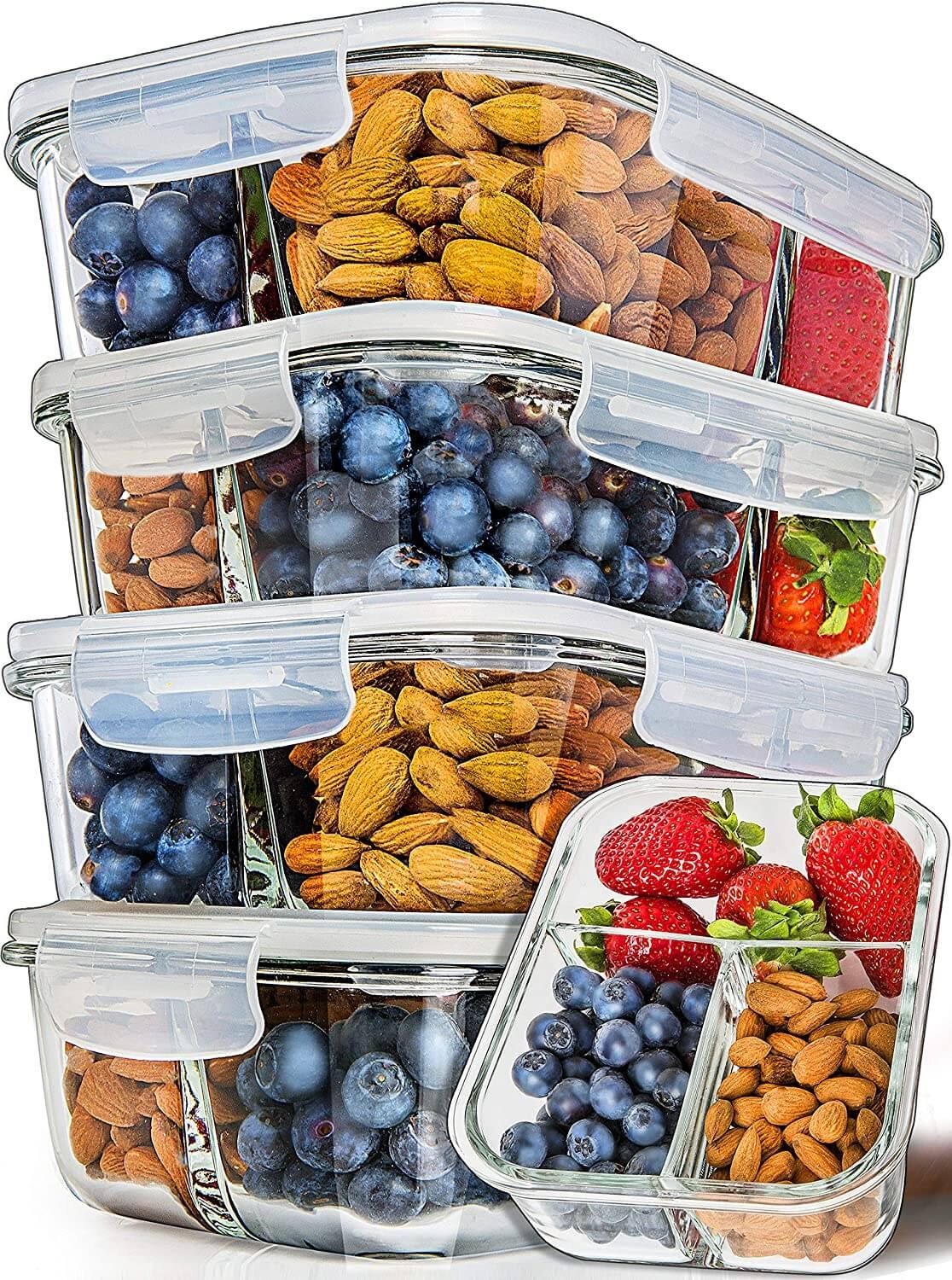 Prep Naturals Meal Prep Glass Containers