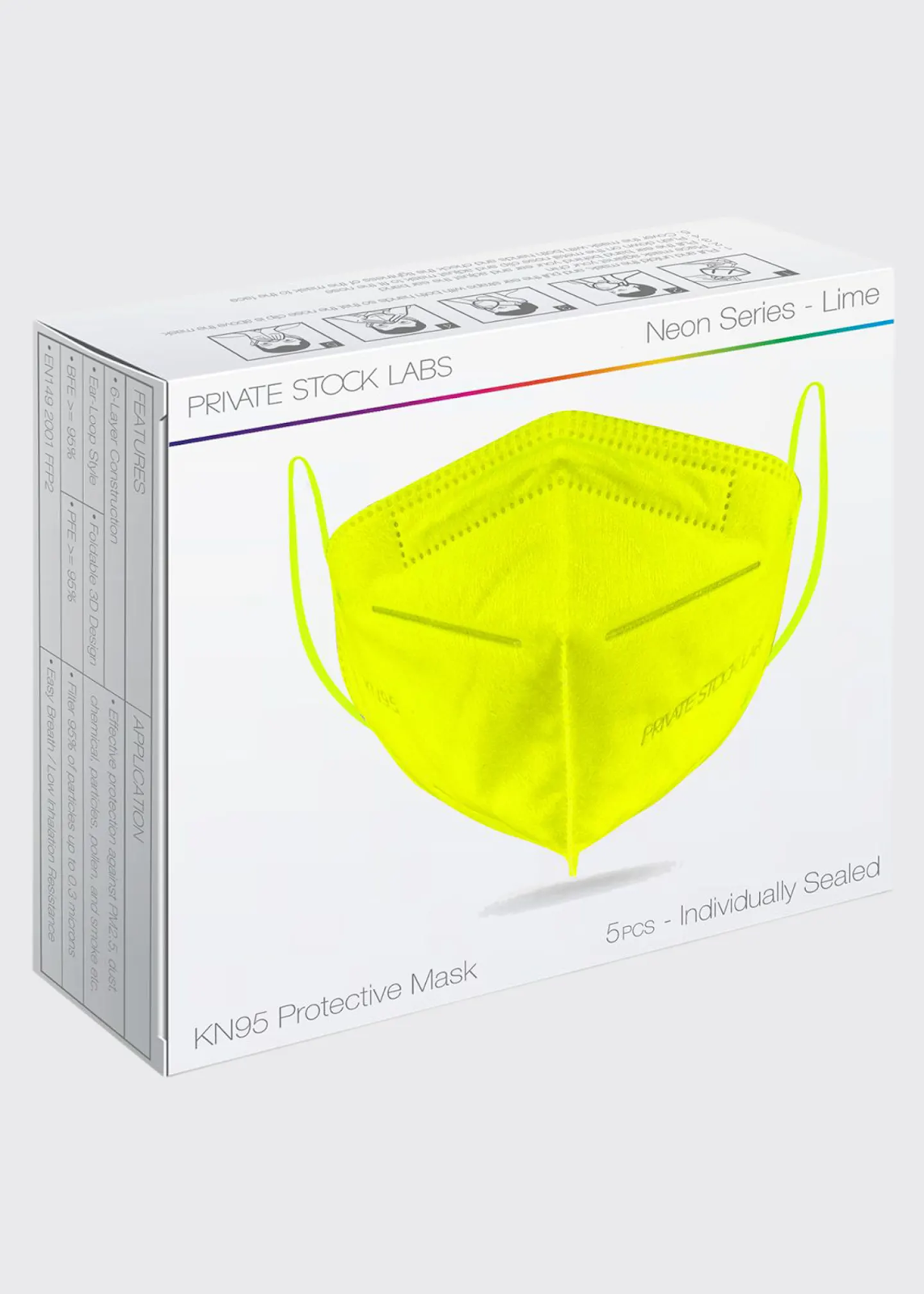 Private Stock Labs Disposable Face Masks