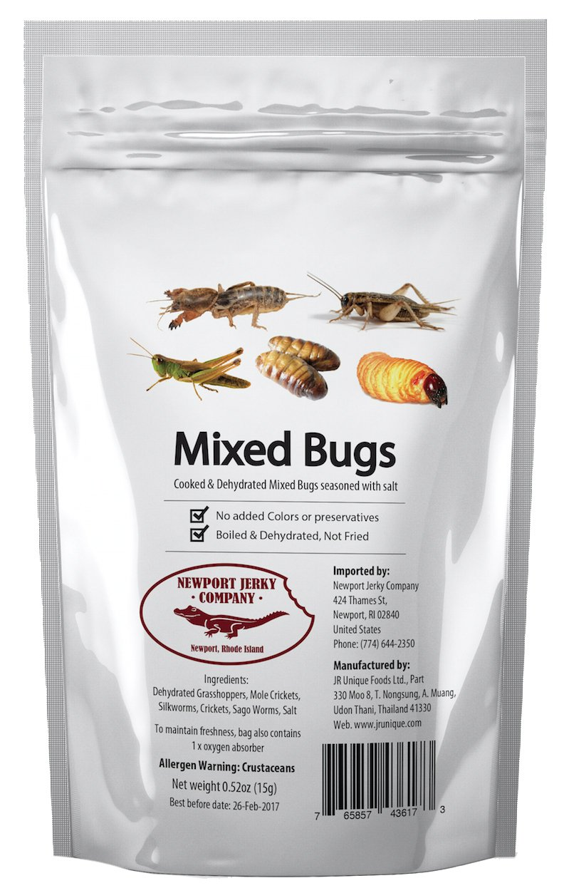 Edible mixed bugs