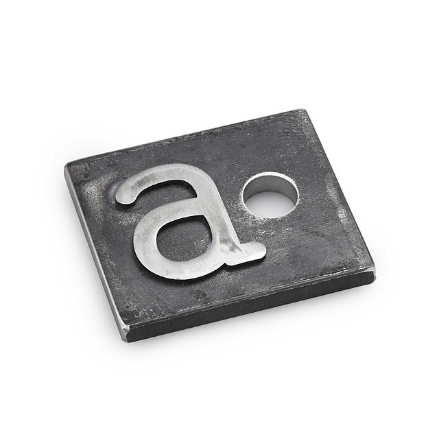 A hole paperweight